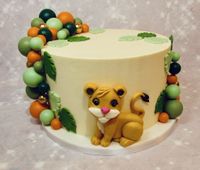 Baby Shower Lion King cake
