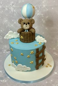 Teddy in Hot Air Balloon cake